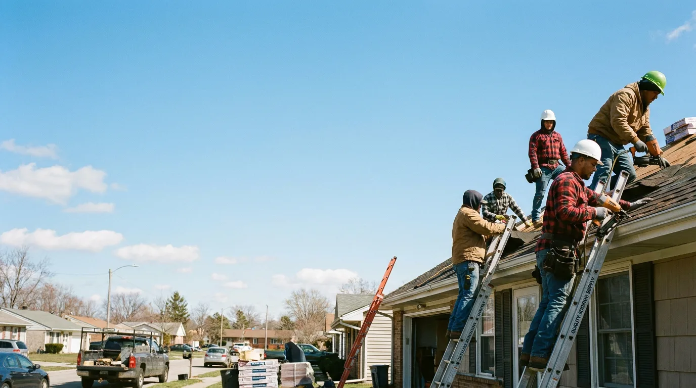 Roofing in Milroy, IN near me